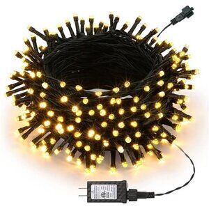 100FT 300 LED String Lights Indoor Outdoor Fairy Twinkle Lights 8 Modes